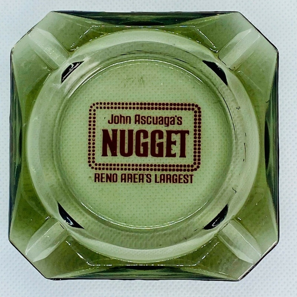 Vintage John Ascuaga's Nugget Casino Hotel Ashtray